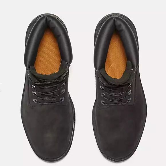 TIMBERLAND® PREMIUM 6-INCH WATERPROOF‎ WOMENS BOOTS BLACK 11M NWT IN BOX - Picture 6 of 14